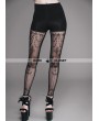 Eva Lady Black Vintage Pattern Gothic Leggings for Women