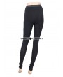 Eva Lady Black Vintage Pattern Gothic Leggings for Women