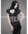 Eva Lady Black Sexy Gothic Lace Corset Top