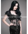 Eva Lady Black Sexy Gothic Lace Corset Top