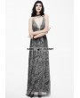 Eva Lady Sexy Deep V-Neck Gothic Goddess Evening Dress