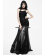 Eva Lady Black Sexy Gothic Goddess Mermaid Dress