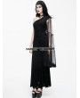 Eva Lady Black Gothic Goddess One-Shoulder Dress