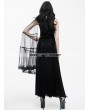 Eva Lady Black Gothic Goddess One-Shoulder Dress