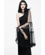 Eva Lady Black Gothic Goddess One-Shoulder Dress