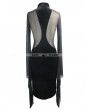 Eva Lady Black Gothic Long Trumpet Sleeves Sexy Velvet Dress