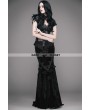 Eva Lady Romantic Gothic Flower Fishtail Skirt