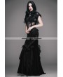 Eva Lady Romantic Gothic Flower Fishtail Skirt