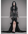 Eva Lady Black Vintage Gothic Elegant Fishtail Skirt