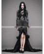 Eva Lady Black Vintage Gothic Elegant Fishtail Skirt