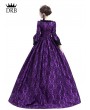 Rose Blooming Purple Masked Ball Gothic Victorian Costume Dress