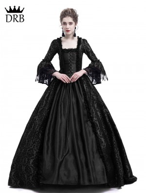 dark ball gowns