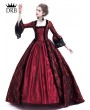 Rose Blooming Red Masked Ball Gothic Victorian Costume Dress