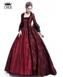 Rose Blooming Red Masked Ball Gothic Victorian Costume Dress
