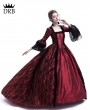 Rose Blooming Red Masked Ball Gothic Victorian Costume Dress