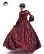 Rose Blooming Red Masked Ball Gothic Victorian Costume Dress