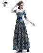 Rose Blooming Victorian Civil War Queen Ball Gown Dress