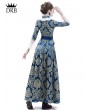 Rose Blooming Victorian Civil War Queen Ball Gown Dress