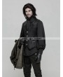 Punk Rave Black Vintage Gothic Buckles Waistcoat for Men