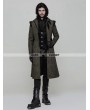 Punk Rave Black Vintage Gothic Buckles Waistcoat for Men