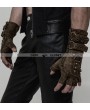 Punk Rave Coffee Steampunk Gloves for Men