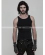 Punk Rave Grey Steampunk Gloves for Men