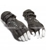 Punk Rave Grey Steampunk Gloves for Men