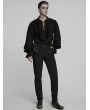 Punk Rave Black Steampunk Long Sleeve Shirt for Men