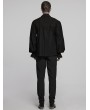 Punk Rave Black Steampunk Long Sleeve Shirt for Men