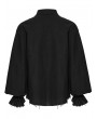 Punk Rave Black Steampunk Long Sleeve Shirt for Men