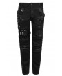 Punk Rave Black Gothic Punk Personality Vintage Trousers for Men