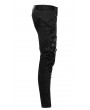 Punk Rave Black Gothic Punk Personality Vintage Trousers for Men