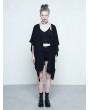 Punk Rave Black Gothic Summer Cape for Women