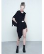 Punk Rave Black Gothic Summer Cape for Women