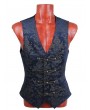 Punk Rave Gothic Vintage Palace Printed Vest for Men