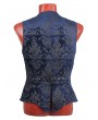 Punk Rave Gothic Vintage Palace Printed Vest for Men