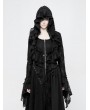 Punk Rave Black Gothic Decadent Short Coat for Women