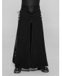 Punk Rave Black Gothic Retro Jacquard Skirt for Men