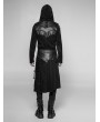 Punk Rave Black Gothic Punk Removable Half Skirt for Men