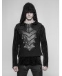 Punk Rave Black Gothic Punk Chest Protector Vest Top for Men