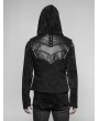 Punk Rave Black Gothic Punk Chest Protector Vest Top for Men