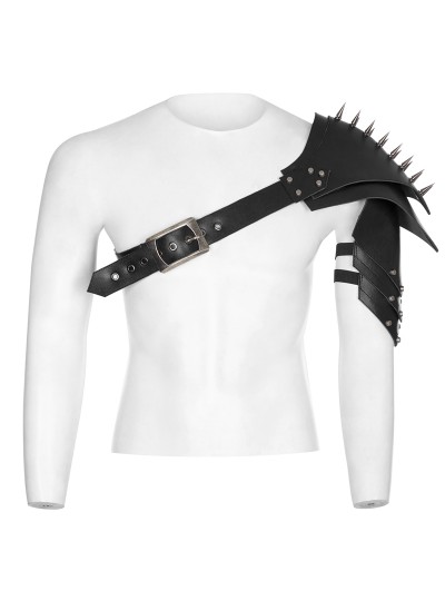 Punk Rave Black Gothic Punk Cone Nail Armor Accessory