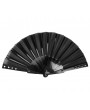 Punk Rave Gothic Punk Fabric Rivet Fan