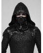 Punk Rave Black Gothic Punk Hooded Accessory for Men