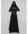 Punk Rave Black Gothic Punk Hooded Accessory for Men