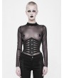 Punk Rave Black Gothic Punk Girdle for Women