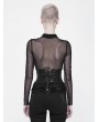 Punk Rave Black Gothic Punk Girdle for Women