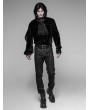 Punk Rave Black Retro Gothic Trousers for Men