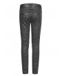 Punk Rave Black Retro Gothic Trousers for Men