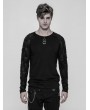 Punk Rave Black Gothic Punk Men's Long Sleeve T-shirt